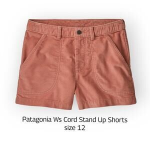 Patagonia Corduroy Stand Up Shorts 3" Flora Pink NWT Size 12 Gorpcore 58165